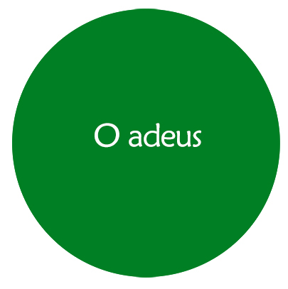 O adeus